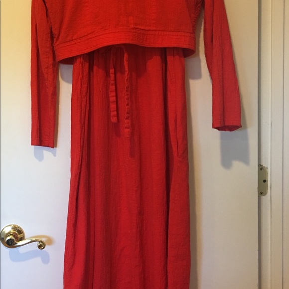 ❤️ d Frank Smocked red dress w/ jacket - Picture 4 of 7